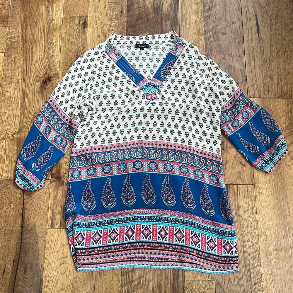 Tolani Woman’s Printed Dress Size S
